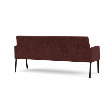 Lesro Mystic Lounge Reception Sofa, Black, RF Nebbiolo Upholstery ML1601